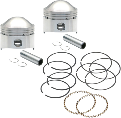Piston Kit - Low Compression - 80\" Stock Motor - +.020 1978 - 1984