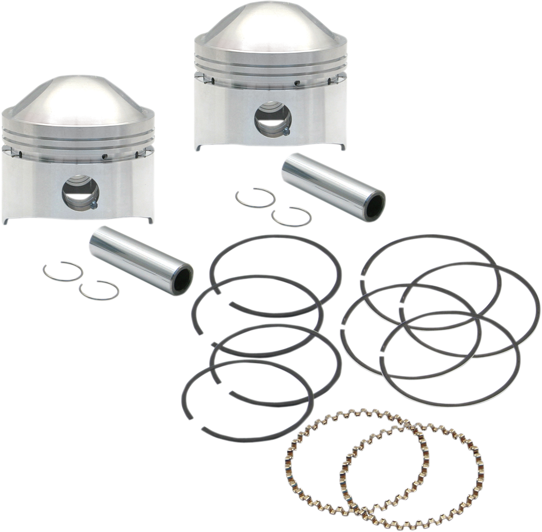 Piston Kit - Low Compression - 80\" Stock Motor - +.020 1978 - 1984