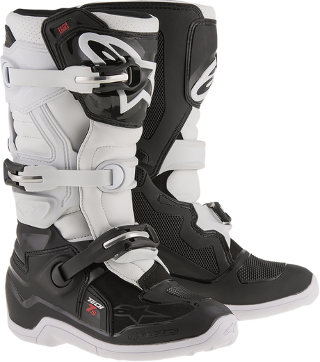 Youth Tech 7S Boots - Black/White - US 3