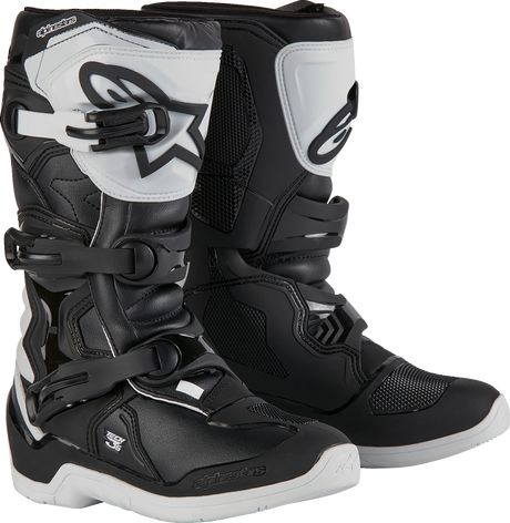 Youth Tech3S Boots - Black/White - US 3 / EU 35.5