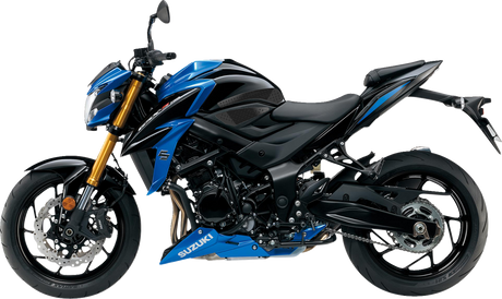 Traction Pad Tank Grips - Volcano - Black - GSX-S 750/Z 2018 - 2023