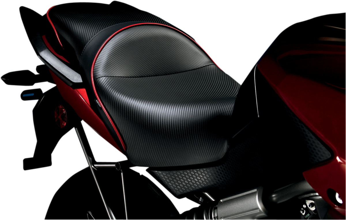 World Sport™ Performance Seat - Black - Carbon FX - Regular - Versys 650 \'15-\'22 2015 - 2022