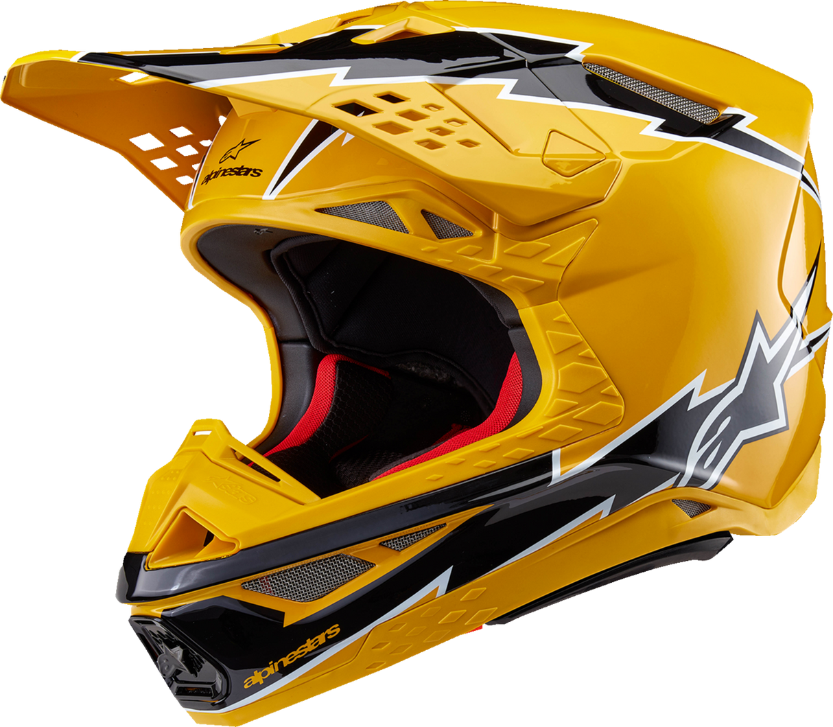 Supertech M10 Helmet - Ampress - MIPS® - Gloss Black/Yellow - XS