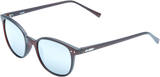 Spark Sunglasses - Matte Crystal Rootbeer - Silver Mirror Lens