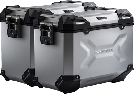 TRAX ADV Aluminum Case System - Silver - Ducati Multistrada 1200 \'10-\'14 2010 - 2014