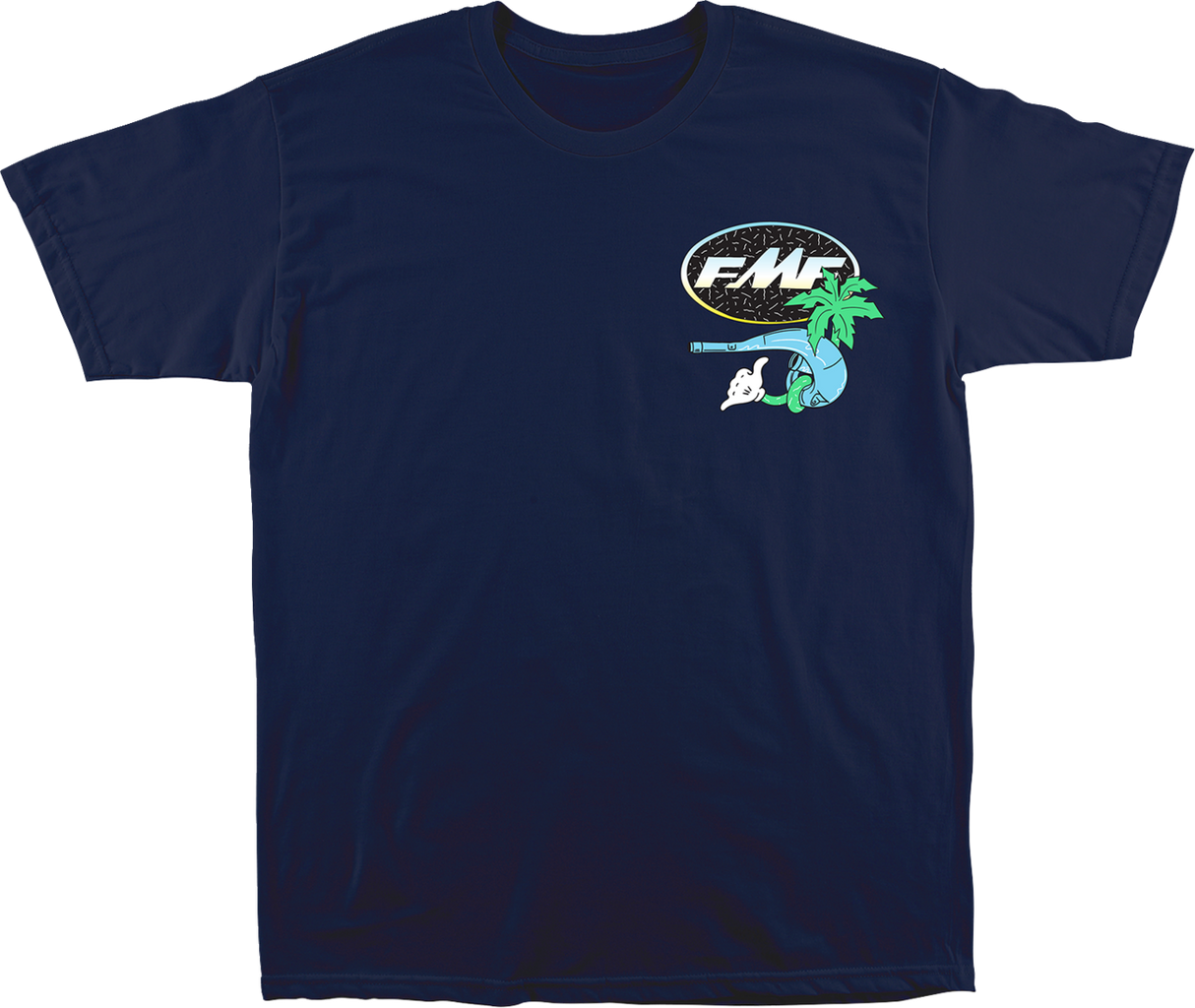 Day-Glo T-Shirt - Navy - XL