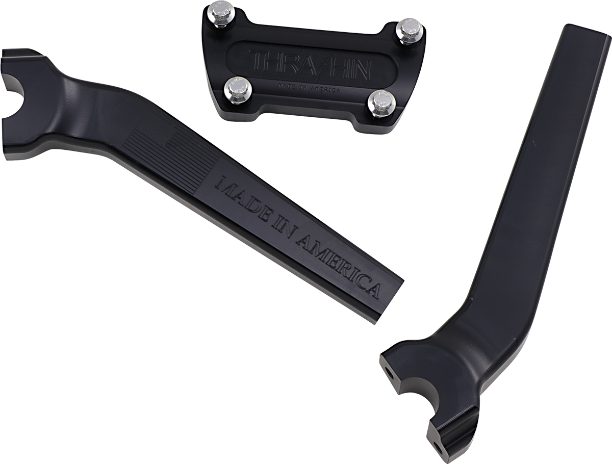 Risers - Pull Back - 9-1/2\" - Black