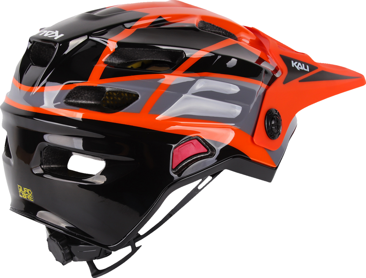 Child Maya Full Face Helmet - Race - Gloss Orange/Gray/Black - OS