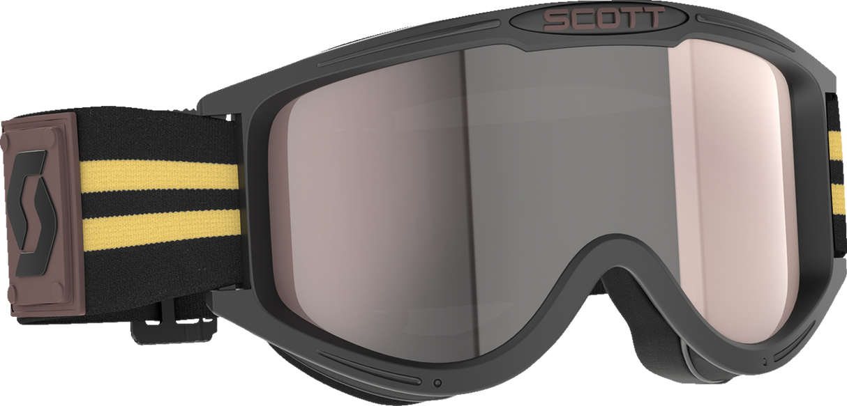 89X Era Goggles - Black/Beige - Silver Chrome