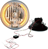 7\" Halogen Headlight with LED Turn Signals