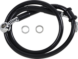 Brake Line - +2\" - Black - \'18-\'22 Softail 2018 - 2023