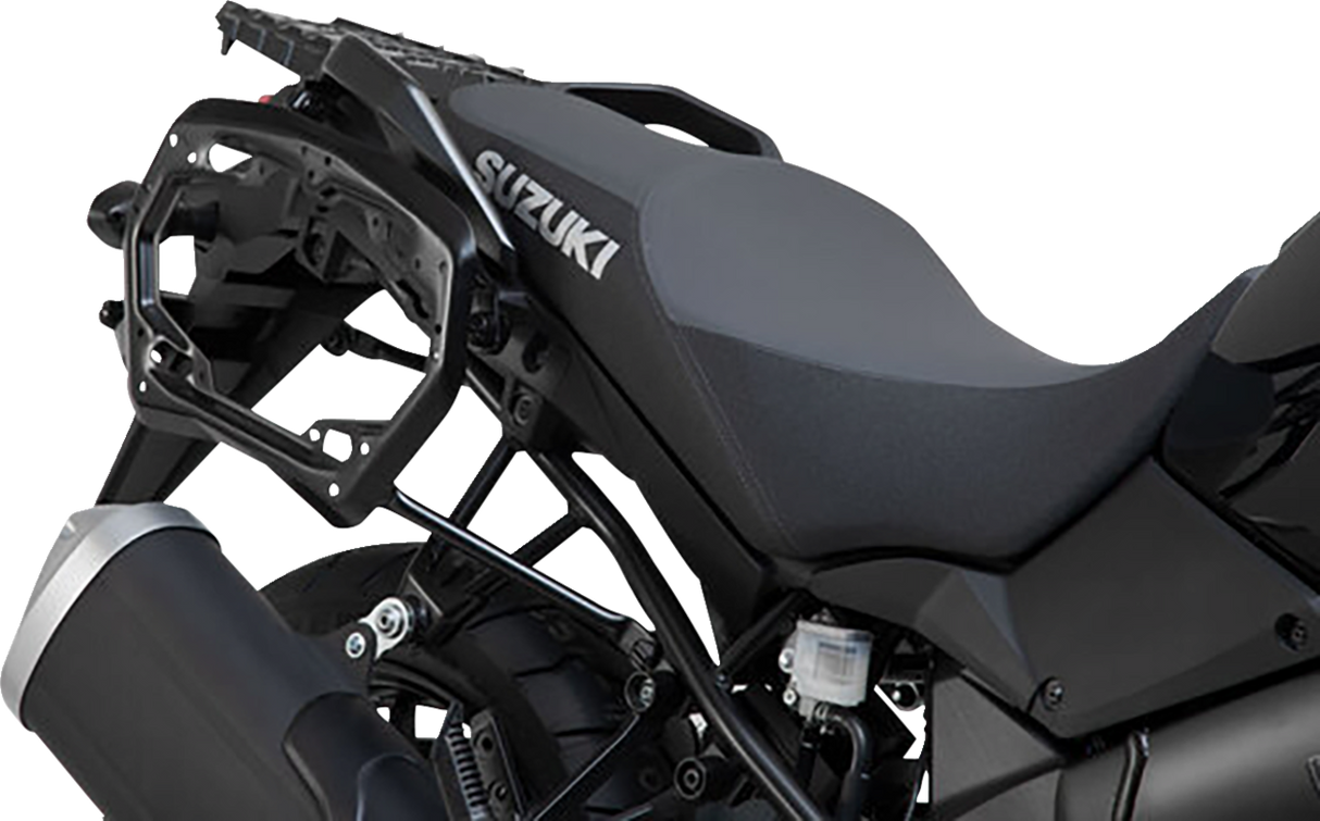 TRAX ADV Aluminum Case System - Black - Suzuki V-Strom 1000 \'14-\'19 2014 - 2019