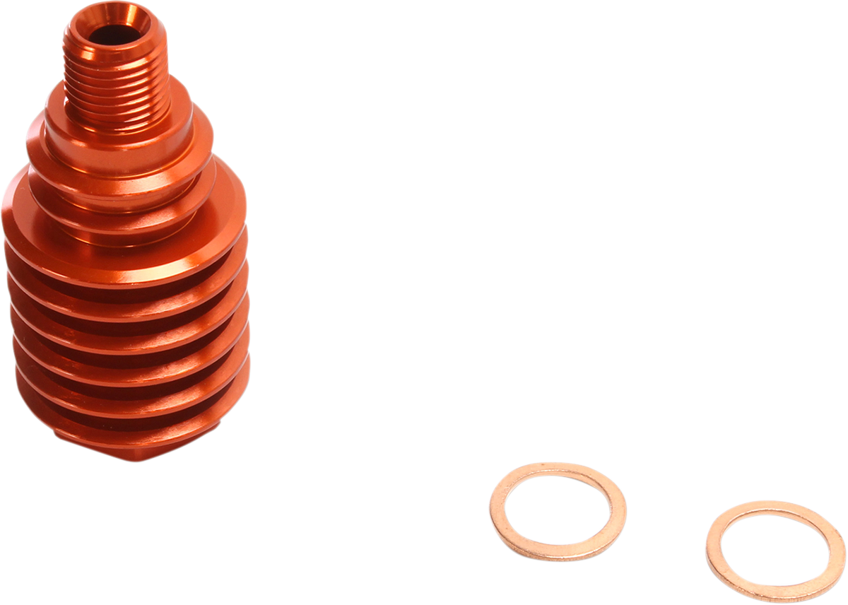 Rear Brake Caliper Cooler - Orange