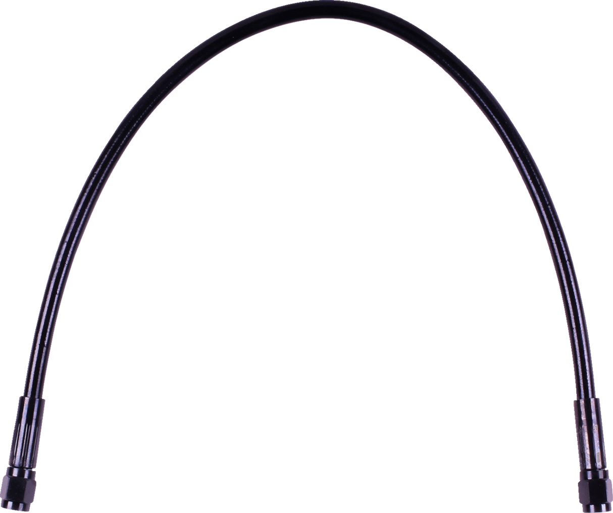 Universal XR Brake Line - 25\" - Black w/ Black Fittings