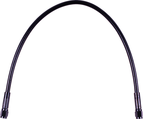Universal XR Brake Line - 15\" - Black w/ Black Fittings