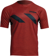 Assist Hazard Short-Sleeve Jersey - Heather Red/Black - 2XL