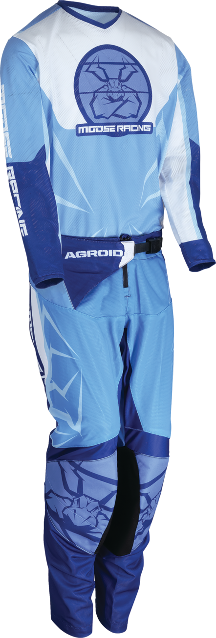 Youth Agroid Mesh Jersey - Blue/White - Small
