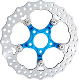 Spider Rotor - 12-19/32\" - Blue - Front