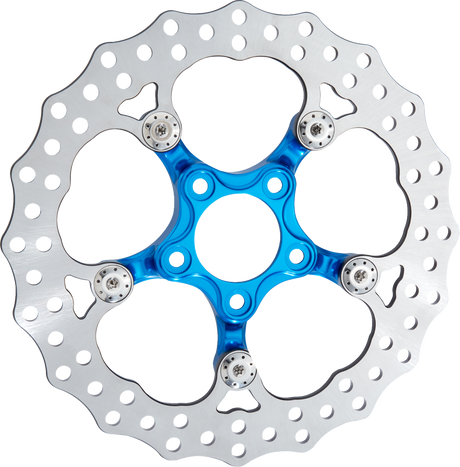 Spider Rotor - 12-19/32\" - Blue - Front