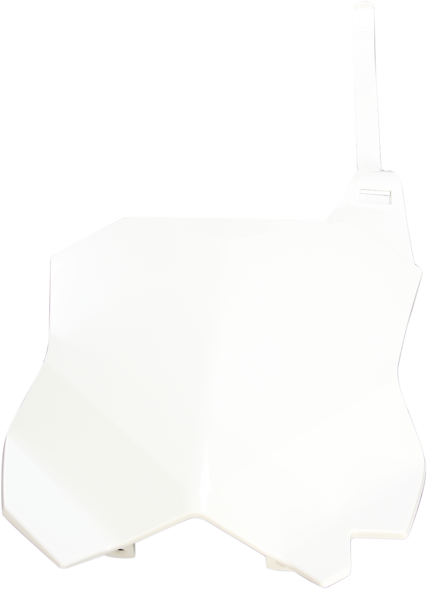 Front Number Plate - White 2016 - 2023