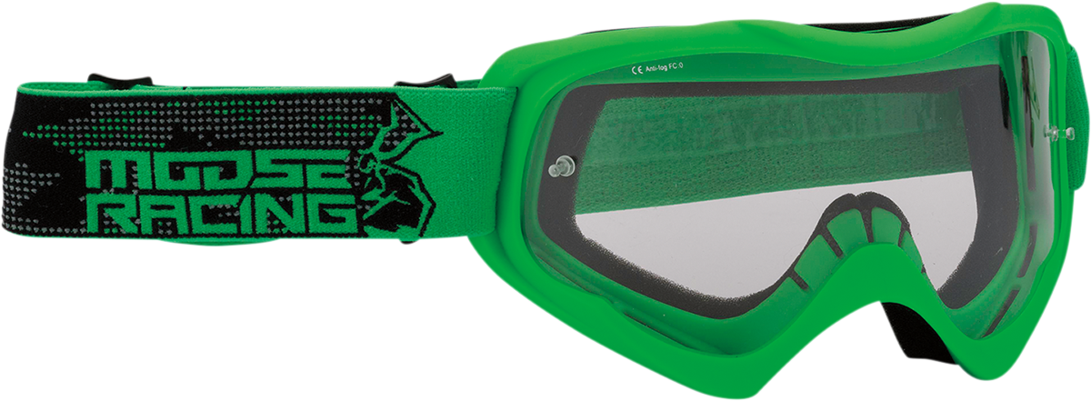 Qualifier Goggle - Agroid - Green - Clear Lens