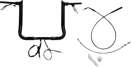 1-1/2\" EZ Install Pointed Top Handlebar - 14\" - Black 2023 - 2024