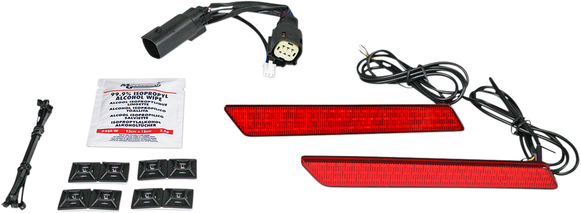 Saddlebag Latch Lights - SS6 - Red 2010 - 2013