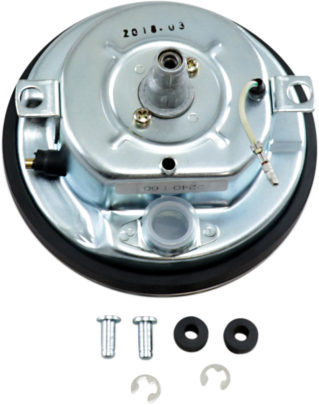 5\" FL-Style 2240:60 Speedometer with Reed Switch - \'68-\'84 Black Face 1991 - 1995