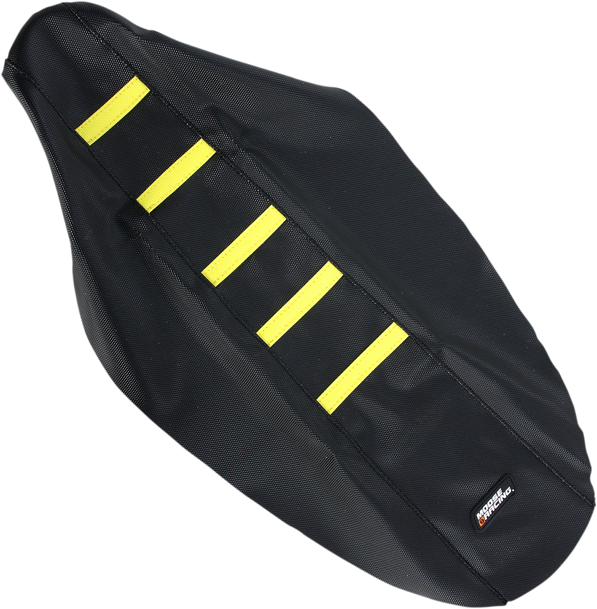 Ribbed Seat Cover - Black Cover/Yellow Ribs - Suzuki 2010 - 2018