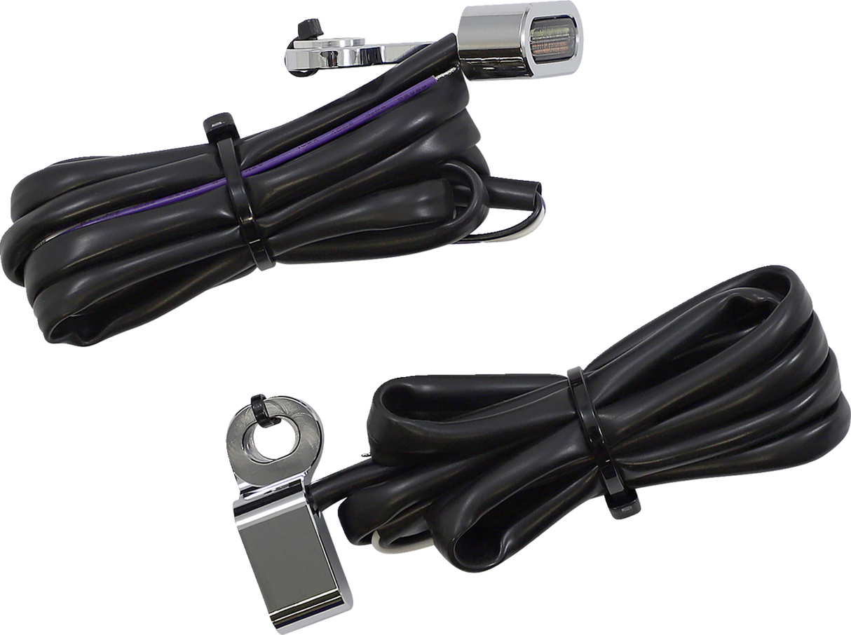 Marker Lights - White/Amber - Chrome 2014 - 2022