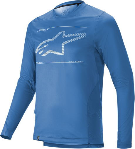 Drop 6.0 Jersey - Long-Sleeve - Blue - Small