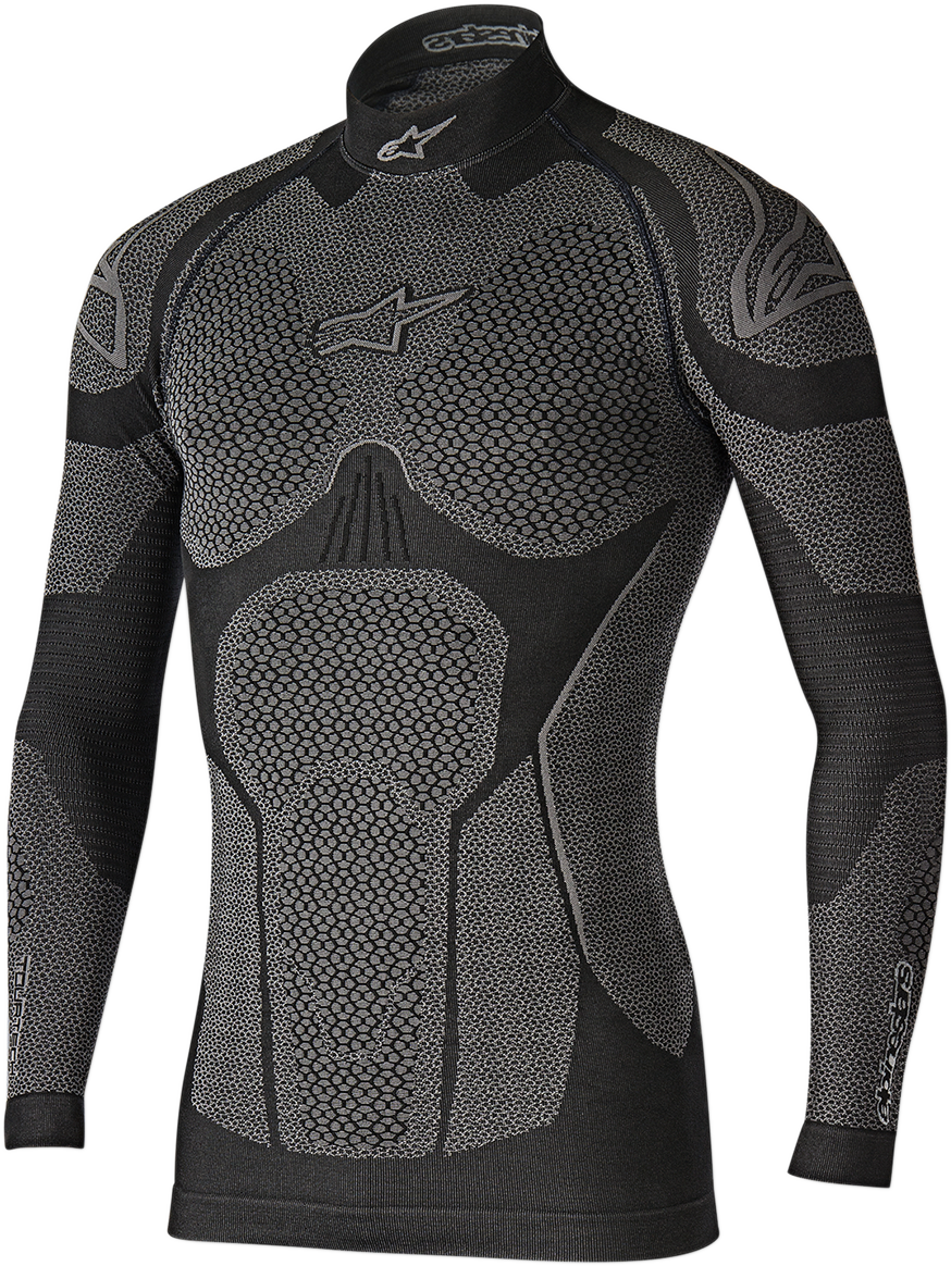 Ride Tech Winter Long Sleeve Underwear Top - Black/Gray - XS/S