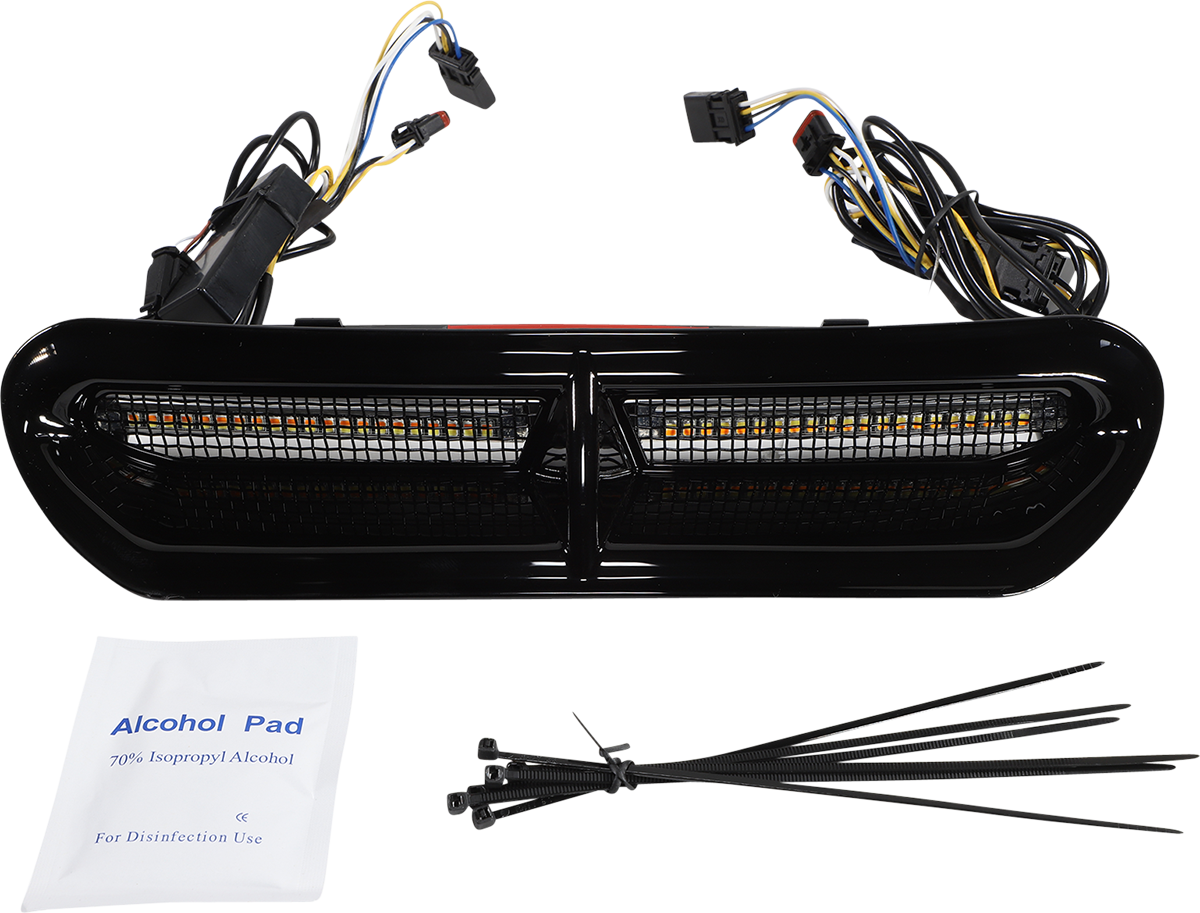 LED Vent Insert - Amber/White - Black w/ Black Mesh 2014 - 2024