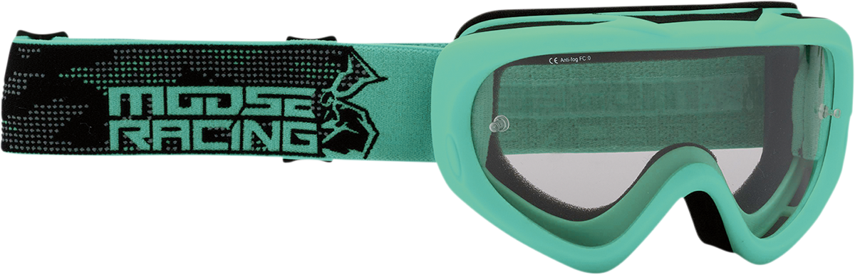 Youth Qualifier Goggle - Agroid - Mint - Clear Lens
