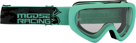 Youth Qualifier Goggle - Agroid - Mint - Clear Lens