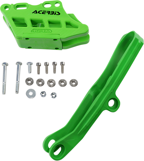 Chain Guide 2.0 and Slider Kit - Kawasaki - Green 2019 - 2023