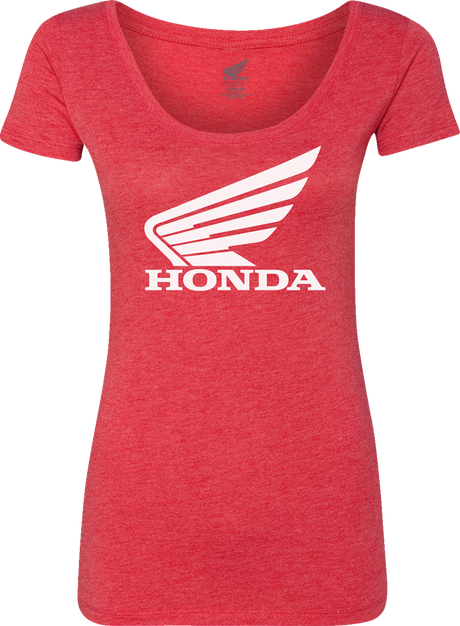 Women\'s Honda Wing T-Shirt - Red - Large