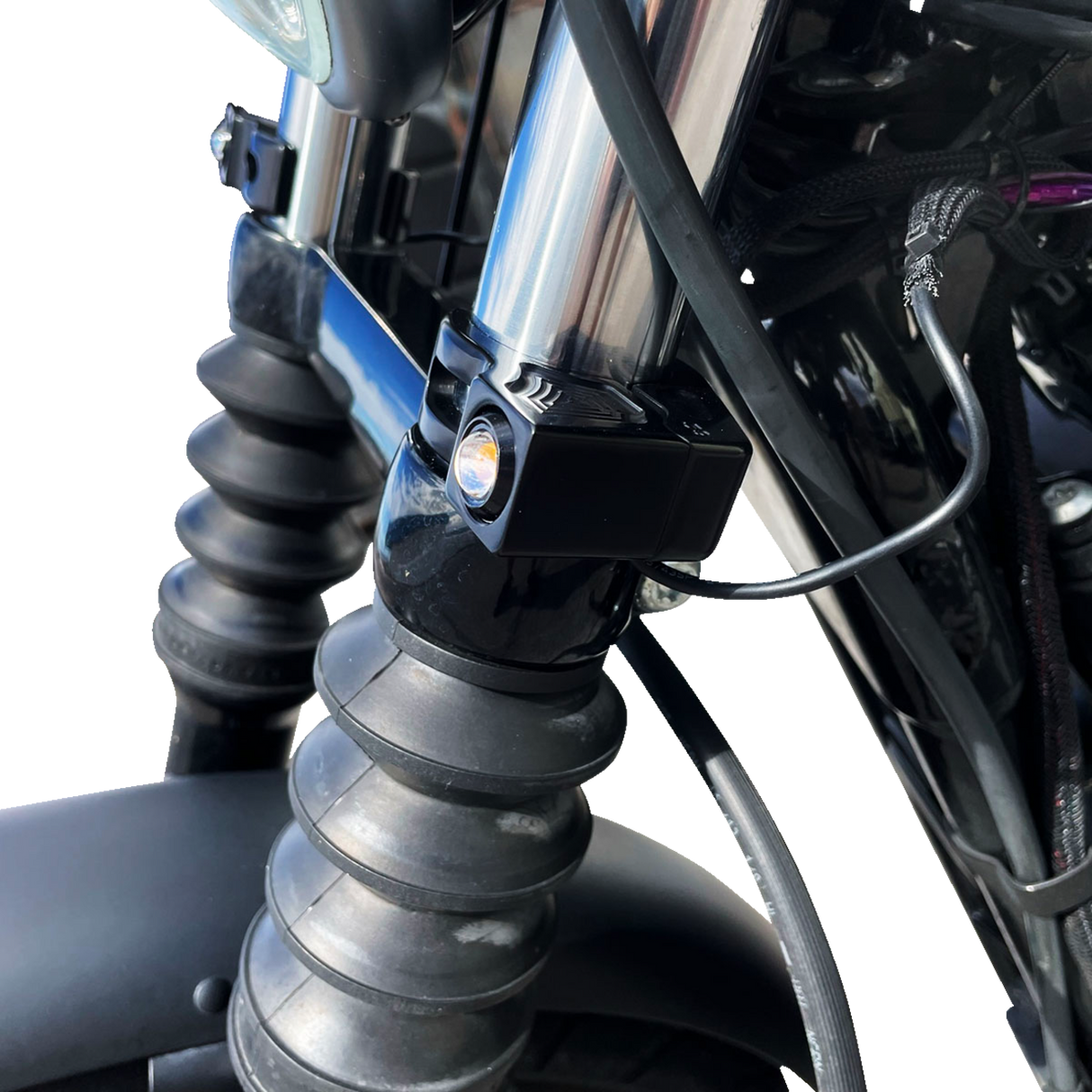 Turn Signal - 39 mm - Amber - Black