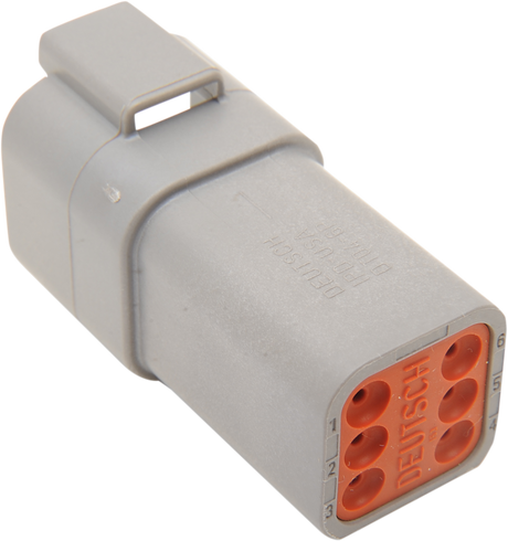 Deutsch Receptacle - 6 Pin - Gray