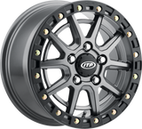 Wheel - SD10 Beadlock - Front/Rear - Gray w/Black Ring - 15x7