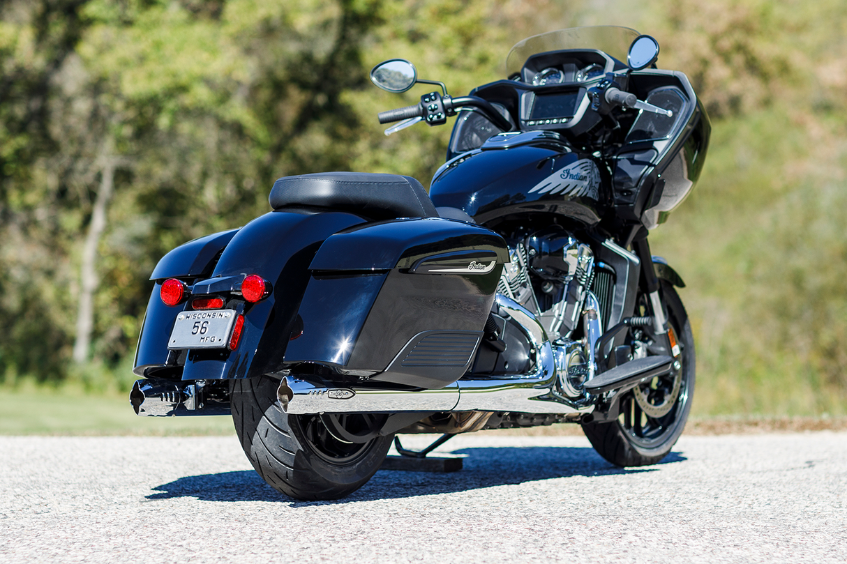 4\" Broadhead Slip-On Mufflers - Fishtail - Chrome 2014 - 2022