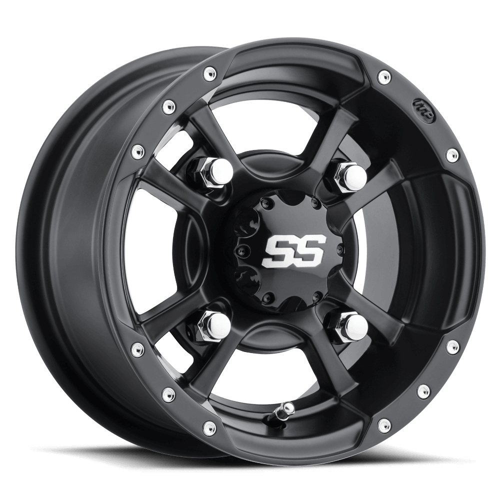 SS Alloy SS112 Sport Wheel - Front - Black - 10x5 - 4/156 - 3+2 1987 - 2022