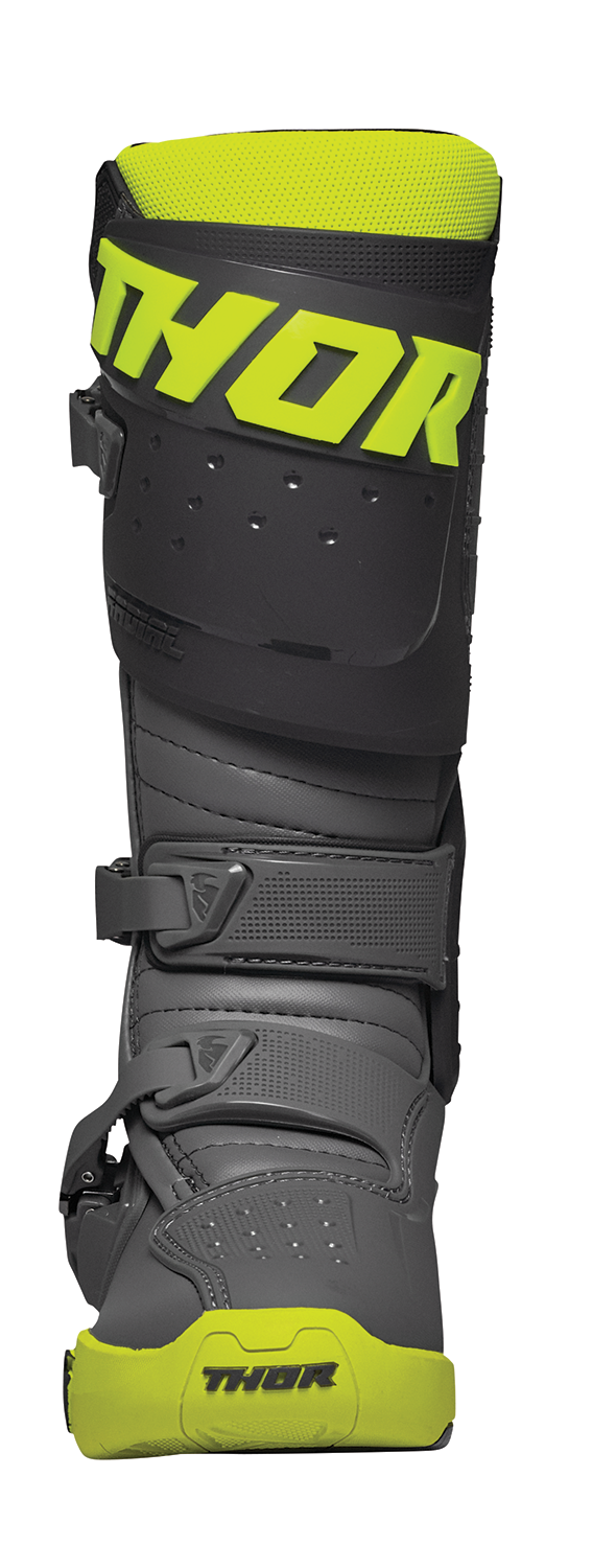 Radial Boots - Gray/Fluorescent Yellow - Size 7