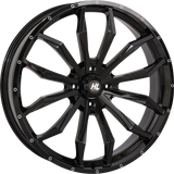 Wheel - HL21 - Front/Rear - Gloss Black - 24x7 - 4/137 - 4+3 (+10 mm) 2003 - 2024