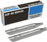 3-1/2\" Slashdown Slip-On Mufflers - Chrome 2017 - 2022