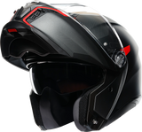 Tourmodular Helmet - Frequency - Matte Gunmetal/Red - Small