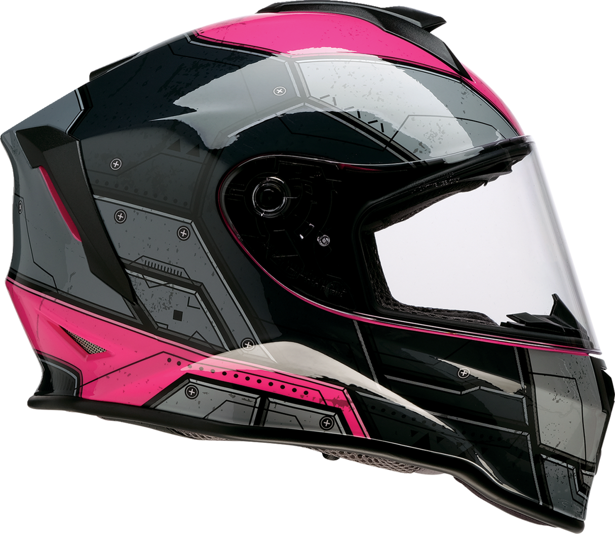 Youth Warrant 2.0 Helmet - Sentinel - Black/Pink - Small