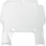 Front Number Plate - White 1989 - 1995