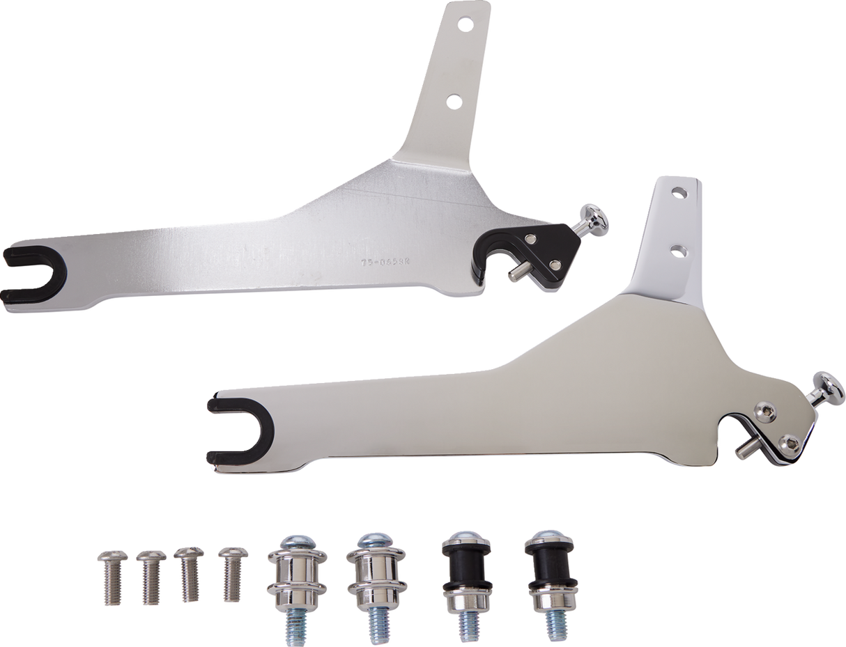 Backrest Kit - 14\" - Chrome - Softail 2018 - 2020