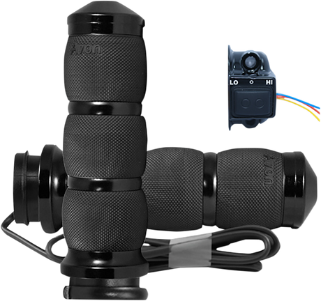 Grips - Heated - Air Cushion - TBW - Black 2008 - 2023